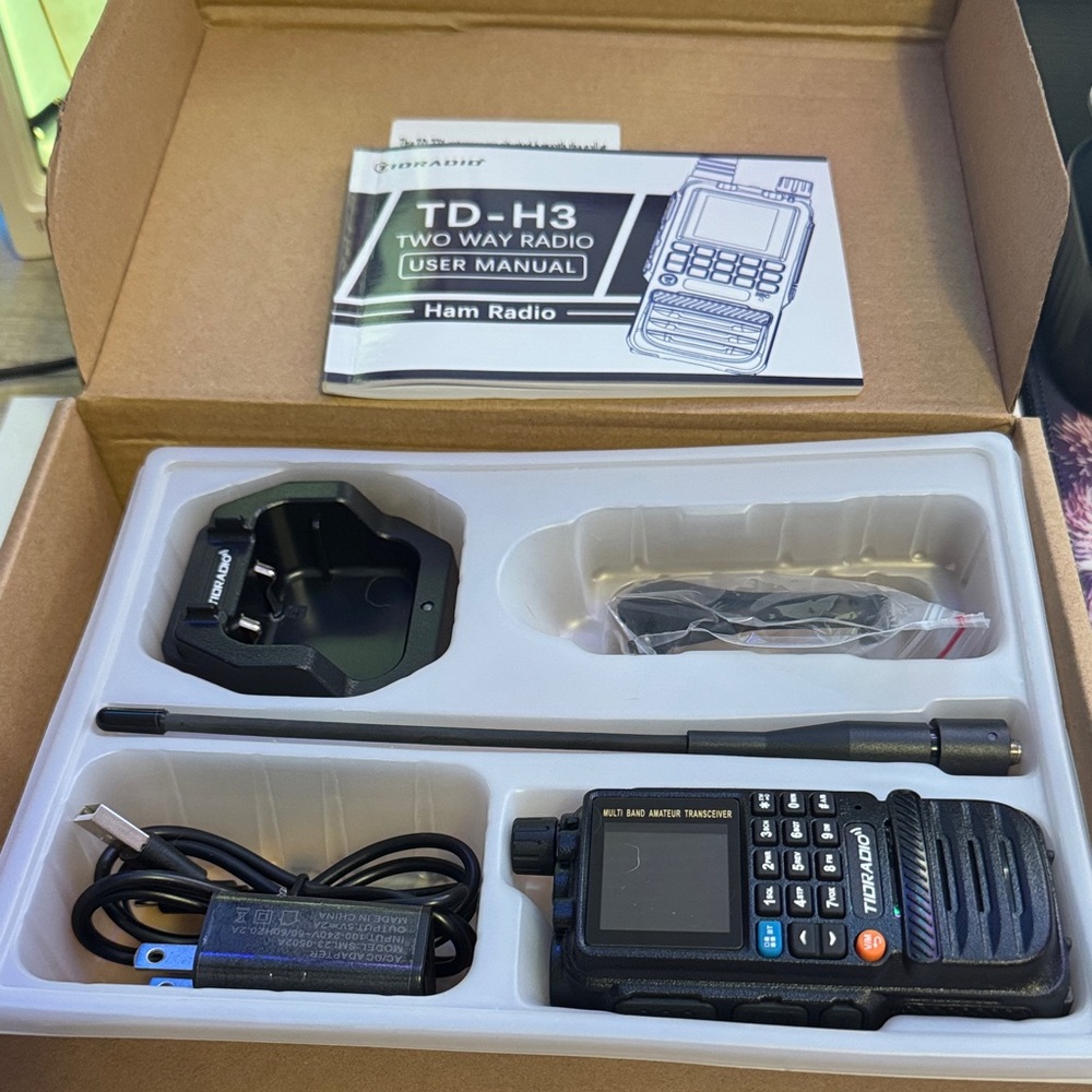 TD-H3 Black Two-Way Radio